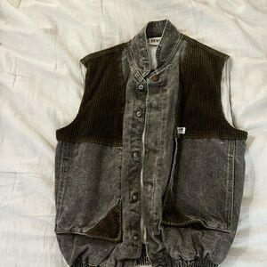 Vintage GUESS Denim Corduroy Vest